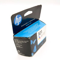 HP 301 Dreifarben-Tintenpatrone für DeskJet, ENVY & OfficeJet Drucker, Cyan, Magenta, Gelb, kompatibel mit Modellen 1000–3050A, 4500/5530, 2620/4630