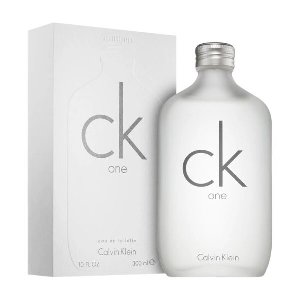Calvin Klein CK One Eau de Toilette 300 ml Unisex Perfume, grey packaging, fresh scent