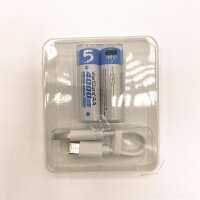 Varicore VC-4000T Li-ion battery AA 1.5 V 4000 mWh USB-C rechargeable 2 pieces with charging cable up to 1200 charging cycles