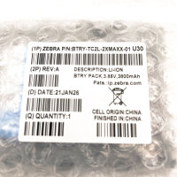 Zebra BT000473 Li-ion battery 3.85 V 3800 mAh PowerPrecision for TC22 and TC27 series