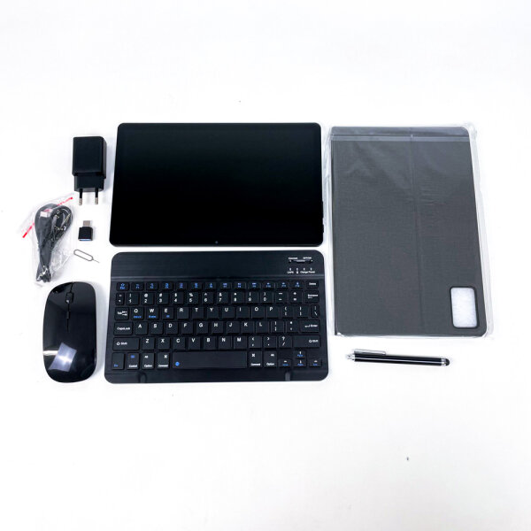 FASTWD M986-EEA Tablet, 10,25" Display, 512GB, 12GB RAM, Android 15, 9580mAh, Tastatur, Stift, Maus, MediaTek G88, Widevine L1, USB-C