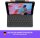 Logitech Slim Folio Bluetooth Keyboard Case 920-009474 for iPad 7th/8th/9th Gen., QWERTY, German, Apple Pencil Holder, Black