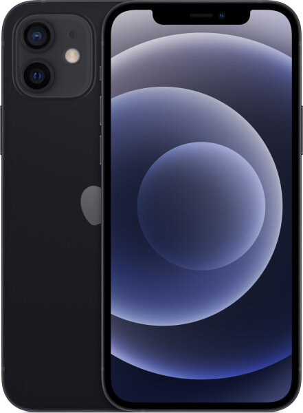 Apple iPhone 12, 64GB, Modell MGF43LL/A A2172, Mitternachtsblau, 94% Akku, inkl. Ladekabel