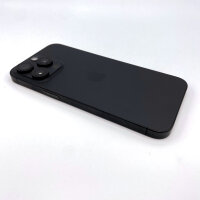 Apple iPhone 15 Pro Max, 256 GB, Modell MU773ZD/A A3106, Titan Schwarz, 92% Akku, leichte Eckkratzer