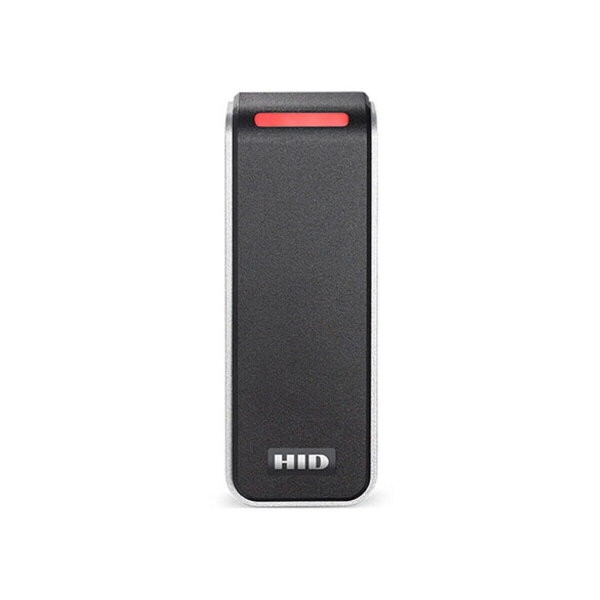 HID Signo 20NKS-00-000000 Smart Card Leser, 125 kHz, Seos/iClass/DESFire, 10,8–13,8V DC, 65mA, Schwarz, 45×121,5×19,5mm, Pigtail, Standard Profil