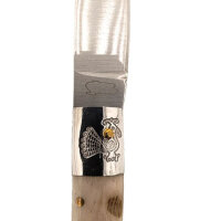 Saddi Pattada Outdoor-Messer, Lederscheide, dunkler...
