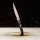 Saddi Pattada Outdoor-Messer, Lederscheide, dunkler Horngriff, handgefertigt, scharfe Klinge, robustes Design