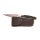 Saddi Pattada Outdoor-Messer, Lederscheide, dunkler Horngriff, handgefertigt, scharfe Klinge, robustes Design