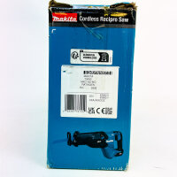 Makita JR002GZ Cordless Reciprocating Saw 40V, 32mm stroke, 3000 strokes/min, 255mm wood, 130mm steel, brushless, without battery/charger, 4.6kg