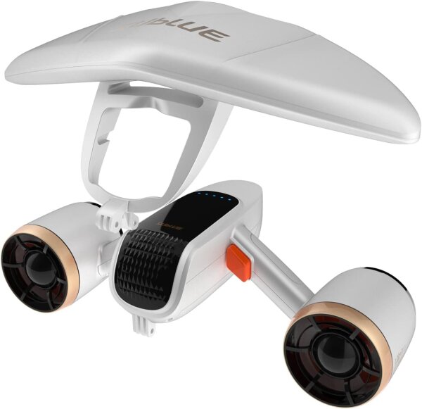 Sublue WhiteShark MixPro Unterwasser-Scooter, Modell 50.04.02.062601, White Gold, 60 Min Laufzeit, 1,8 m/s, kompakt, leicht