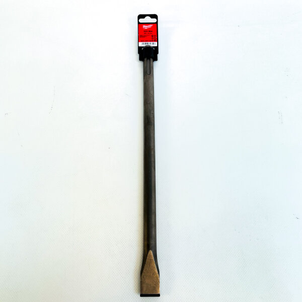 Milwaukee SDS-Max flat chisel 4932-3437-38, 400 mm length, 25 mm width, robust accessory for demolition work