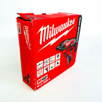 MILWAUKEE M12BSD-0 Kompaktschrauber, 12V, bürstenlos, 1/4" Sechskant, LED-Licht, ohne Akku und Ladegerät