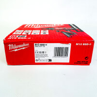 MILWAUKEE M12BSD-0 Kompaktschrauber, 12V, bürstenlos, 1/4" Sechskant, LED-Licht, ohne Akku und Ladegerät