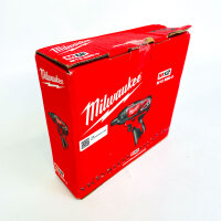 MILWAUKEE M12BSD-0 Kompaktschrauber, 12V, bürstenlos, 1/4" Sechskant, LED-Licht, ohne Akku und Ladegerät