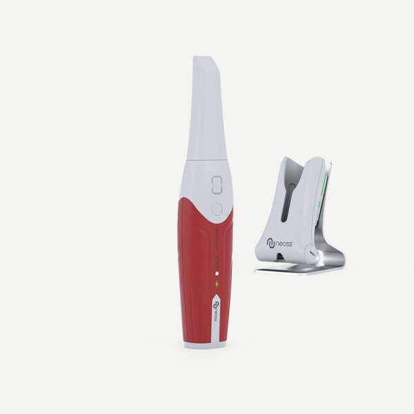 NeoScan 2000 Wireless Intraoralscanner, kabelloser Dental-Scanner, inkl. Handstück, 4 Spitzen, Ladestation, 2 Akkus, WLAN-Adapter, Koffer