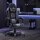 COLAMY 6703 Gaming-Stuhl, ergonomisch, Kunstleder, Metall, schwarz, High-Back, höhenverstellbar, 65x65,5x130 cm, 17 kg