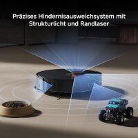 Xiaomi Robot Vacuum X20 Max Vacuum and Mop Robot, 8000 Pa, Dual Mop, Hot Water Cleaning, 5200 mAh, Laser Navigation, App Control, Black