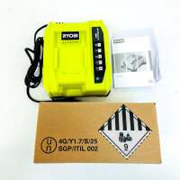 Ryobi RY36BC60A-140 Akku-Ladegerät-Set, 36V 6Ah, MAX POWER, IntelliCell-Technologie, Schwarz/Grün