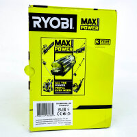 Ryobi RY36BC60A-140 Akku-Ladegerät-Set, 36V 6Ah, MAX POWER, IntelliCell-Technologie, Schwarz/Grün