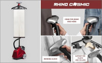 Rhino Cosmic Vertical Steam Iron, 2350W, 4 settings, incl. accessories, powerful, fast heating