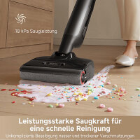 Mova M10 Air Set Wet and Dry Vacuum Cleaner, 20,000 Pa, 60°C Hot Air Self-Cleaning, 180° Flat, 500 rpm Dual-Edge Mopping Function