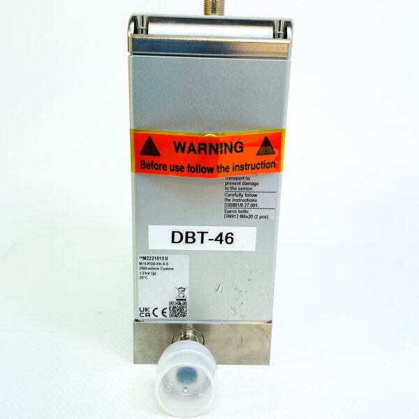 Bronkhorst M22218151I M15-RGD-KK-0-S Flow meter, 2500 ml/min, for liquids/gases, 1.2 bar, customer-specific
