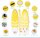 HUIIKE Enjoyer Yellow SUP Board 305x84x15cm, aufblasbar, bis 130kg, inkl. Paddel, Pumpe, Kajaksitz, Rucksack, Leash, 5L Drybag