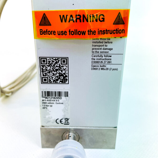 Bronkhorst M21218205D M15-AGD-KK-0-S Flow meter for liquids/gases, 2500 ml/min, 1.2 bar, customer-specific