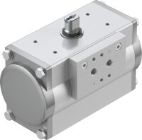 FESTO DFPD-40-RP-90-RD-F0507 Ball valve unit, quarter-turn actuator, 1 1/2", 8 bar, complete, KVZB, C1909543