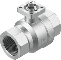 FESTO DFPD-40-RP-90-RD-F0507 Ball valve unit, quarter-turn actuator, 1 1/2", 8 bar, complete, KVZB, C1909543
