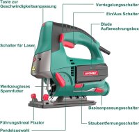 HYCHIKA M1Q-DU03-110 Jigsaw 800W, 110mm wood,...