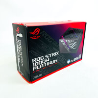 ASUS ROG Strix 1000W Gaming-Netzteil, ATX 3.1, PCIe 5.1, 80 Plus Platinum, vollmodular, GaN MOSFET, 12V-2x6, leiser Lüfter