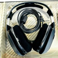ASTRO A40 TR + MixAmp Pro Gaming-Headset, kabelgebunden, Over-Ear, Mikrofon, Audio-Mixer, Schwarz, für PC, Mac, PS4
