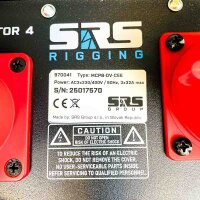 SRS MCP8-DV-CEE portable motor controller, 8x CEE16A outputs, CEE32A input, 3x230/400V, 32A, RCD, manual phasing
