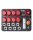SRS MCP8-DV-CEE portable motor controller, 8x CEE16A outputs, CEE32A input, 3x230/400V, 32A, RCD, manual phasing