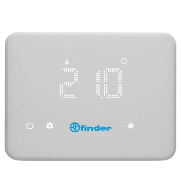 Finder BLISS WIFI 1C.9190030W07, digital clock thermostat, Wi-Fi enabled, programmable, wall mountable, app controlled
