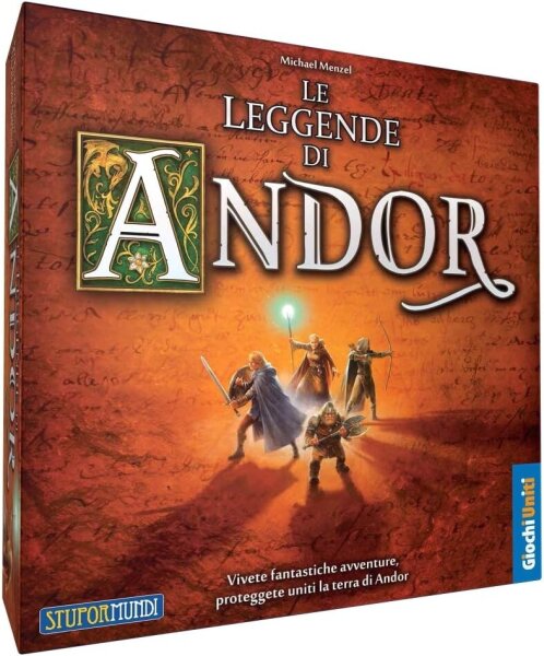 Michael Menzel, Le Leggende di Andor, board game, Italian edition, cooperative fantasy adventure by Stupor Mundi
