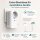 TP-Link TL-PA7017P KIT Powerline Adapter Set, 1000 Mbps, 2-pack, integrated power socket, Gigabit port, Plug & Play, white