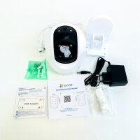 EZVIZ C8c 2K+ 4MP PTZ WLAN Außenkamera, IP-Überwachung, Personen-/Fahrzeugerkennung, Zwei-Wege-Audio, Auto-Tracking, Farbnachtsicht, wetterfest