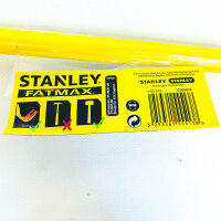 Stanley Fatmax 155513 Crowbar 76 cm, Spring Steel, Heavy-Duty Wrecking Bar for Demolition, 30 Inch Lever Tool