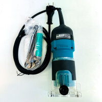 Makita M3702B Edge Router, 530 W, 6 mm, 30000 rpm, fixed base, metal/plastic, 1.5 kg, incl. router bit & instructions