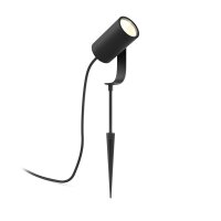 Philips Hue Lily Outdoor Spot Base 3-pack, LED, 3x8W, 640lm, 2000–5000K, dimmable, 16 million colors, IP65, incl. power supply, extension cable, black