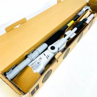 IKRA ICPS 2020 Akku-Teleskop-Entaster, 20 cm Schwert, bis 4 m Arbeitshöhe, 40 Min Laufzeit, Schultergurt, legierter Stahl, Aluminium, Grau