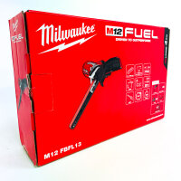 Milwaukee M12FBFL13-402B Cordless Belt File, 12V, Model 4933480961, 220-240V, 50/60Hz, compact, powerful