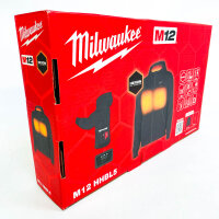 Milwaukee M12 HHBL5-0 (XL) Akku-Heiz-Kapuzenpullover Herren, 12V, Größe XL, Schwarz, Modell 2025, 4932499190