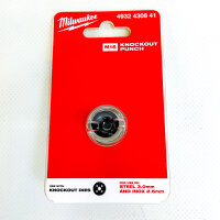Milwaukee 4932430841 M16 Knockout Punch Die, Hole Punch...