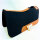 5 Star The Barrel Racer Sattelpad, 30x28", 1" dick, Schwarz, Rundschnitt, 100% Wolle, ideal für Barrel Racing & Trail Riding