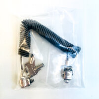 Maclocks Compulocks Dual Head Kabelschloss, Schwarz, mit...