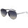 Davidoff DATS109-02R Mens Sunglasses, Polarized, Lens Width 57 mm, Bridge 14 mm, Temples 145 mm, Black Frame, Blue Gradient Lenses