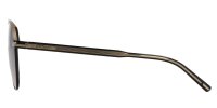 Davidoff DATS109-03 Mens Sunglasses, lens width 57mm, bridge 14mm, temples 145mm, black and gold, brown gradient lenses, category 3